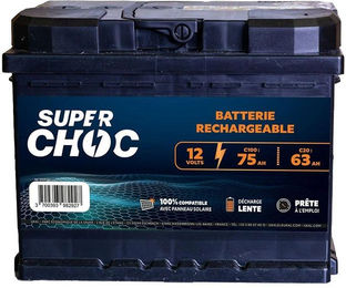 Produktbild von Wiederaufladbarer Akku Superchoc - 63 Stk.