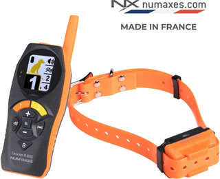 Produktbild von Wiederaufladbarer Hundeausbildungs-Halsband mit Fernbedienung Num'axes Canicom R-800