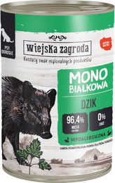 Produktbild von Wiejska Zagroda Dog Wildschwein - 12 x 400 g