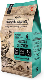 Produktbild von Wiejska Zagroda Kitten Huhn mit Lachs - 5 kg