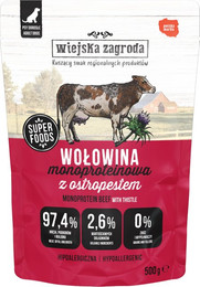 Produktbild von Wiejska Zagroda Monoprotein Adult 500 g - Rind