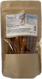 Produktbild von Wild & Fein Frischfleischsticks Huhn für Katzen, 100 g, Ergänzungsfuttermittel für: Katze