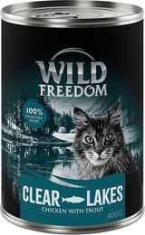 Produktbild von Wild Freedom Adult 6 x 400 g - getreidefreie Rezeptur - Clear Lakes - Forelle & Huhn