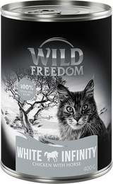 Produktbild von Wild Freedom Adult 6 x 400 g - getreidefreie Rezeptur - White Infinity - Pferd & Huhn
