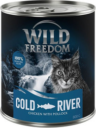 Produktbild von Wild Freedom Adult Cold River Seelachs & Huhn - 6 x 800 g