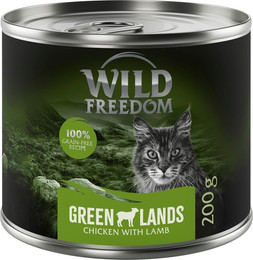 Produktbild von Wild Freedom Adult Green Lands Lamm & Huhn - 6 x 200 g