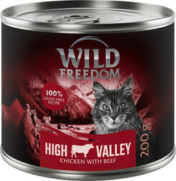 Produktbild von Wild Freedom Adult High Valley Rind & Huhn - 6 x 200 g