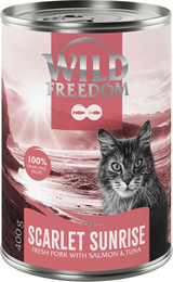 Produktbild von Wild Freedom Adult Red Katzenfutter Schwein, Lachs & Thunfisch - 6 x 400 g