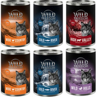 Produktbild von Wild Freedom Kombi-Paket Adult Nassfutter & RAW Snacks - 24 x 400 g