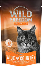 Produktbild von Wild Freedom Snack - Wild Bites (getreidefreie Rezeptur) - Wide Country - Huhn 80 g