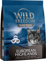 Produktbild von Wild Freedom Trockenfutter European Highlands mit Lachs, Huhn und Lamm - 400 g