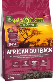 Produktbild von Wildborn African Outback Hundefutter mit Straußenfleisch - 2 kg