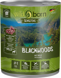 Produktbild von Wildborn Blackwoods Hundefutter mit Wild - 6 x 800 g