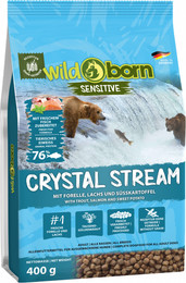 Produktbild von Wildborn Crystal Stream Premium Hundefutter mit Forelle und Lachs - 400 g