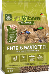 Produktbild von WILDBORN Ente & Kartoffel Hundefutter getreidefrei - 2 kg
