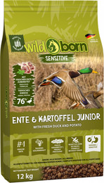 Produktbild von Wildborn Ente & Kartoffel Junior - 12 kg