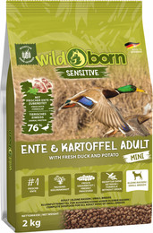 Produktbild von Wildborn Ente & Kartoffel MINI getreidefreies Hundefutter für kleine Hunde - 2 kg