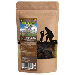 Produktbild von Wildborn Natural Active Bites Hundesnack - 200 g