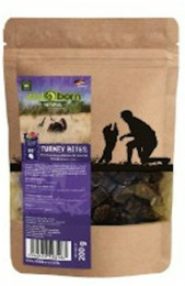 Produktbild von WILDBORN Natural Bites Hundesnack 6 x 200g Bites Truthahn