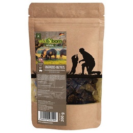Produktbild von Wildborn Natural Iberico Bites Hundesnack - 200 g