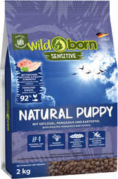 Produktbild von WILDBORN Natural Puppy Hundefutter getreidefrei mit Geflügel und Pangasius - 2 kg