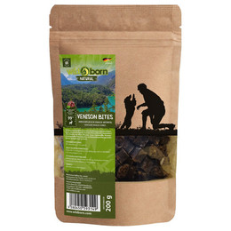 Produktbild von Wildborn Natural Venison Bites Hundesnack - 200 g