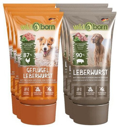 Produktbild von Wildborn Premium Geflügel-Leberwurst - 6 x 75 g