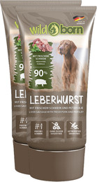 Produktbild von Wildborn Premium Leberwurst aus der Tube 75 g + 75 g gratis