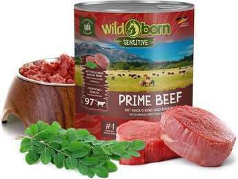 Produktbild von Wildborn Prime Beef Nassfutter mit Angus Rindfleisch - 6 x 800 g
