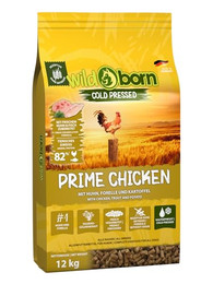 Produktbild von Wildborn Prime Chicken kaltgepresstes Hundetrockenfutter mit Huhn - 12 kg