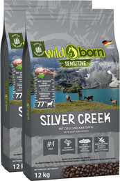 Produktbild von Wildborn Silver Creek Ziege & Kartoffel Hundefutter - 2 x 12 kg
