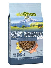 Produktbild von Wildborn Soft Diamond Mini Getreidefreies Hunde-Softfutter mit 75% Frischem Huhn - 2 x 12 kg