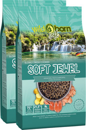 Produktbild von Wildborn Soft Jewel Hundefutter mit Hühnchen & Fisch getreidefrei - 2 x 12 kg