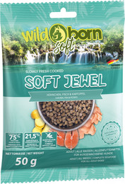 Produktbild von Wildborn Soft Jewel Hundefutter mit Hühnchen & Fisch getreidefrei - 50 g