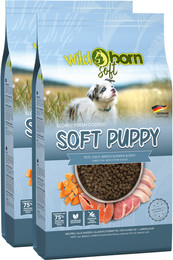 Produktbild von Wildborn Soft Puppy getreidefreies Welpenfutter mit 75% frischem Fleisch & Fisch - 2 x 12 kg