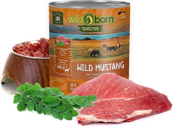 Produktbild von Wildborn Wild Mustang Nassfutter mit Pferd - 6 x 800 g
