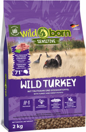 Produktbild von Wildborn Wild Turkey Hundefutter mit Truthahn & Süßkartoffel - 2 kg