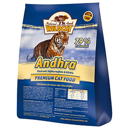 Produktbild von Wildcat Andhra Adult Fisch & Süßkartoffel Katzentrockenfutter - 3 kg