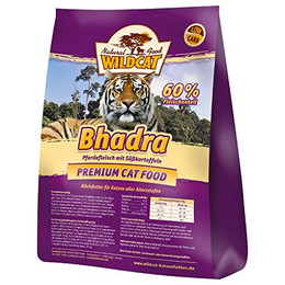 Produktbild von Wildcat Bhadra Adult Pferdefleisch mit Süßkartoffel Katzentrockenfutter - 3 kg
