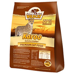 Produktbild von Wildcat Karoo Adult Kaninchen & Geflügel Katzentrockenfutter - 3 kg