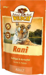 Produktbild von Wildcat Rani Geflügel & Kartoffel Adult - 7 x 100 g