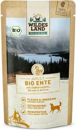 Produktbild von Wildes Land 10 x 125g Bio Ente mit Süßkartoffel