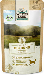 Produktbild von Wildes Land 10 x 125g Bio Huhn mit Amaranth