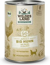 Produktbild von Wildes Land 6 x 400g Bio Huhn mit Amaranth