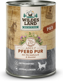 Produktbild von Wildes Land 6 x 400g Pferd PUR