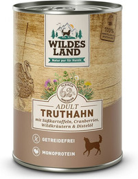Produktbild von Wildes Land 6 x 400g Truthahn mit Süßkartoffel