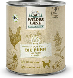 Produktbild von Wildes Land 6 x 800g Bio Huhn mit Amaranth