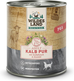 Produktbild von Wildes Land 6 x 800g Kalb PUR