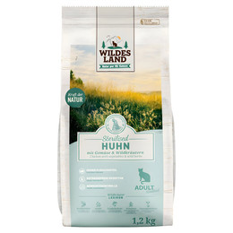 Produktbild von Wildes Land Cat Sterilised Huhn - 4 x 1,2 kg