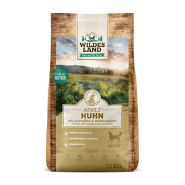 Produktbild von Wildes Land Classic Adult Huhn mit Kartoffeln und Wildkräutern - 12 kg